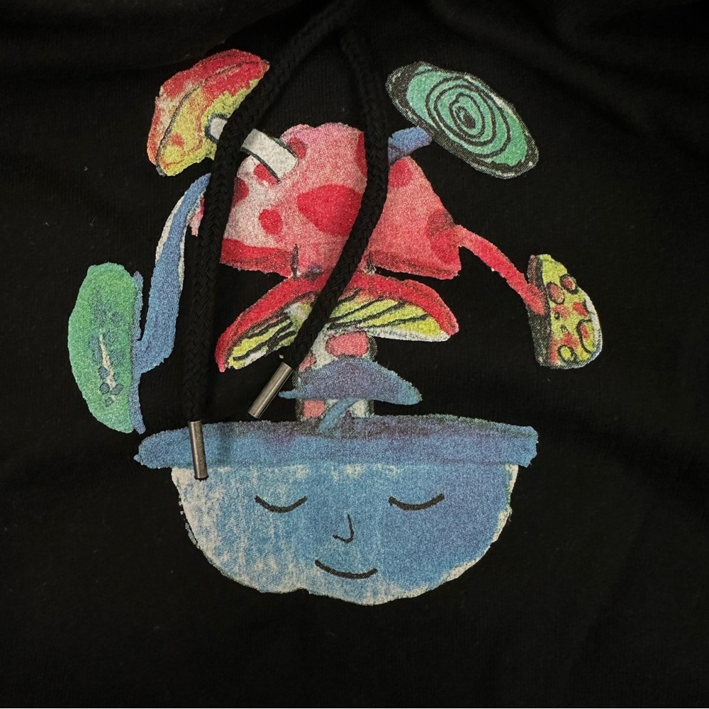 Element Black Hoodie with Mushroom Graphic NWT - Picture 4 of 7
